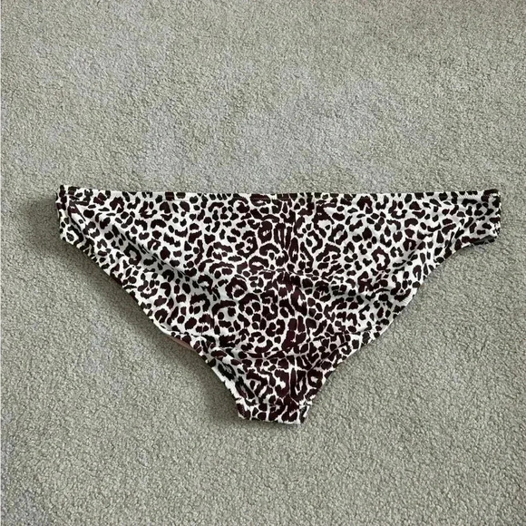 New with tags J crew brown animal print leopard cheetah print bikini bottom - Picture 3 of 6